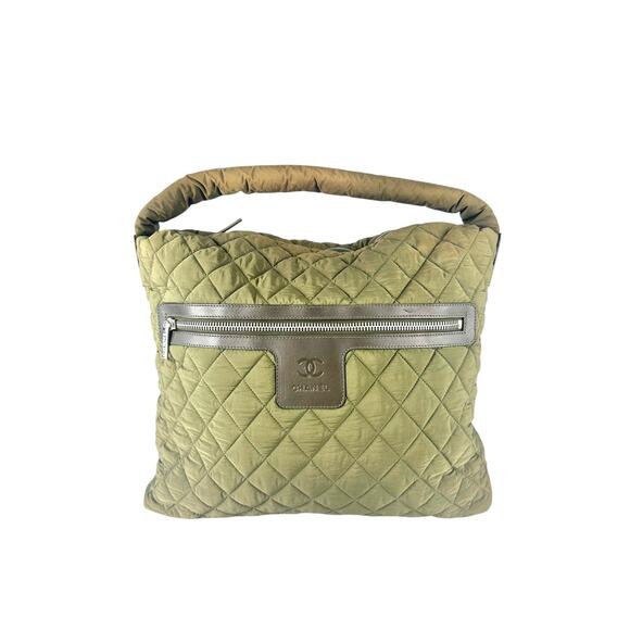 Chanel CC Cocoon Nylon Hobo Bag